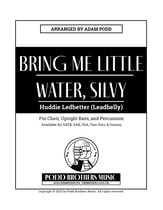 Bring Me Little Water, Silvy SATB choral sheet music cover